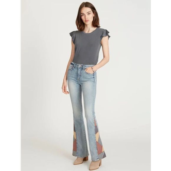 New Driftwood Farrah Cowgirl Flare Jeans Size 31